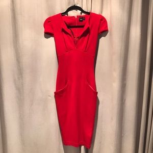 Red Midi Dress